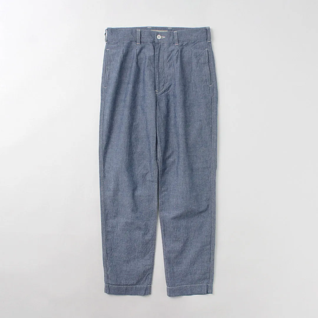 FOB FACTORY / F0528 M52 Chambray trousers