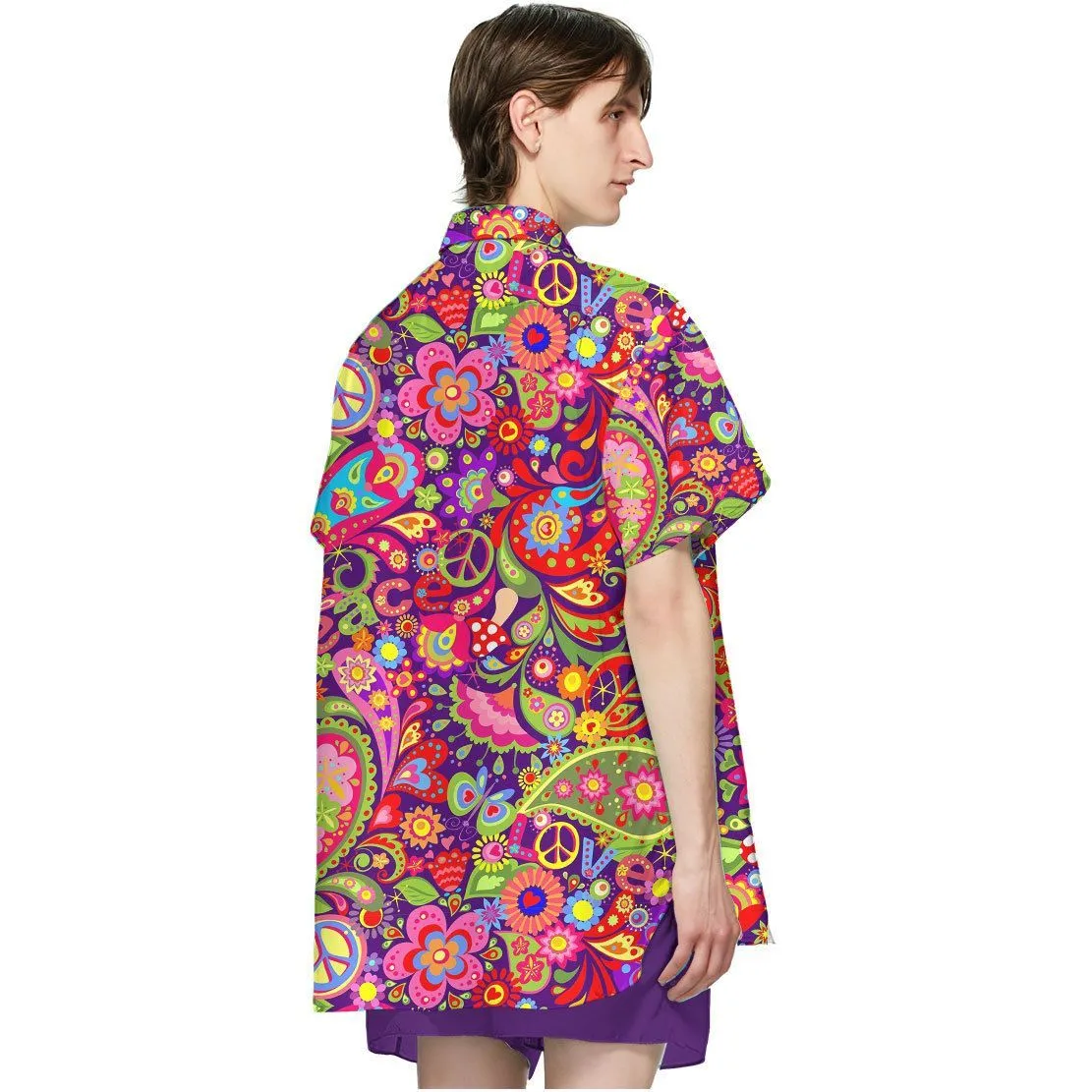 Gearhuman 3D Hippie Pattern Hawaii Shirt