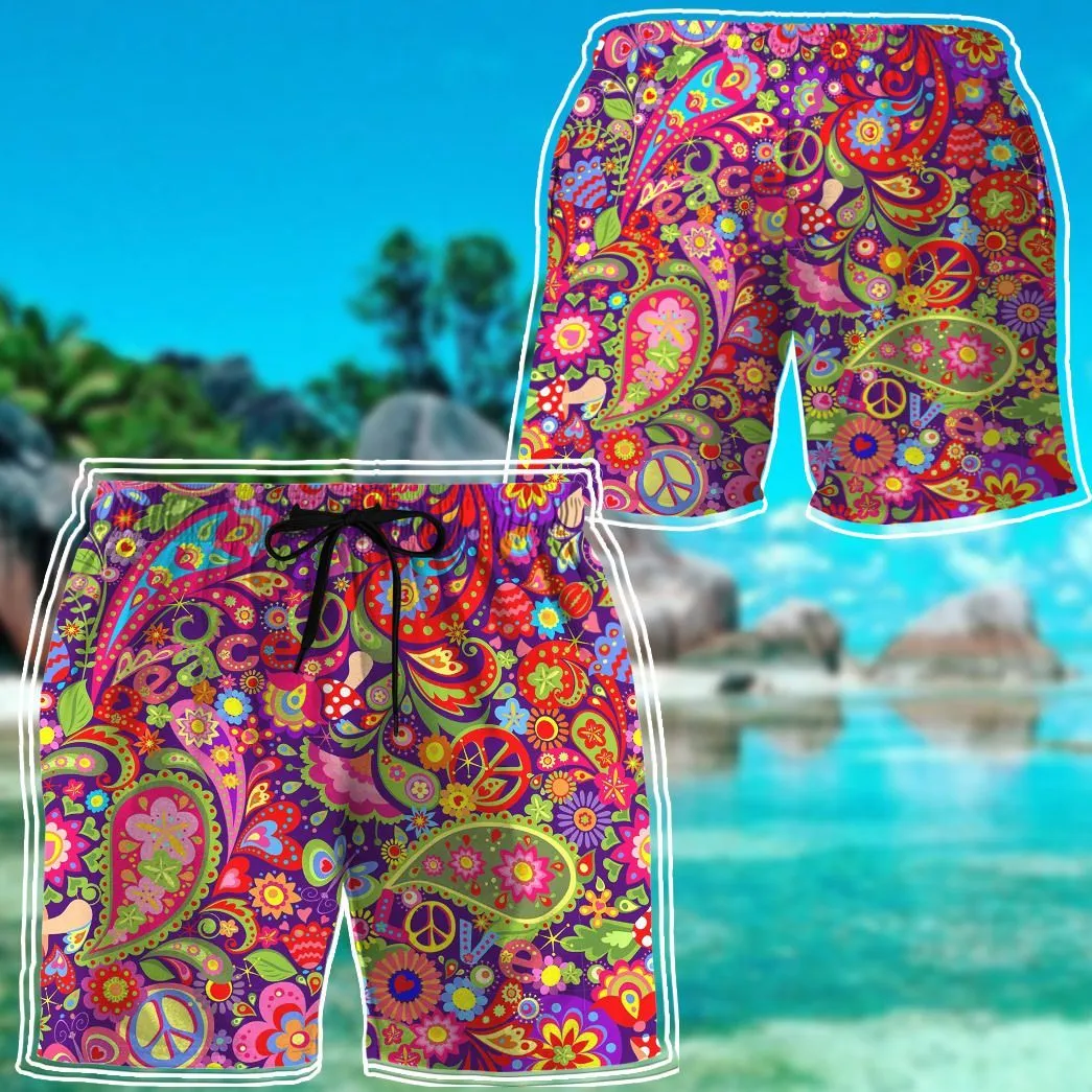 Gearhuman 3D Hippie Pattern Hawaii Shirt