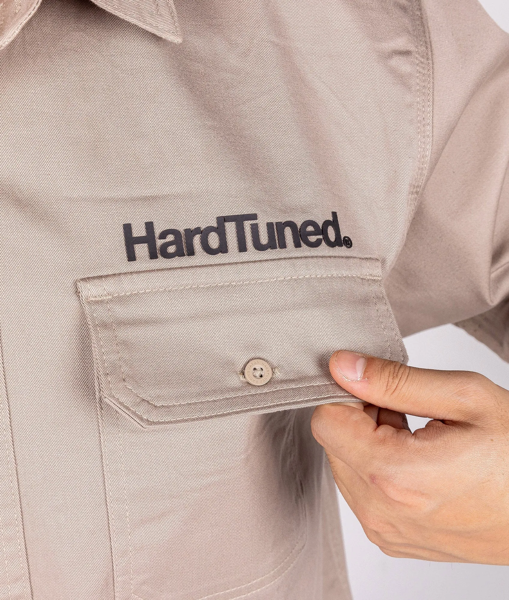 Hardtuned Long Sleeve Work Shirt - Tan