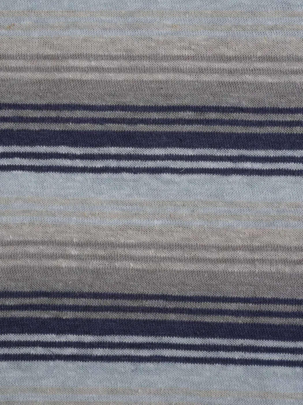 Hemp & Organic Cotton Mid-Weight Yarn Dyed Stripe Jersey Fabric ( KJ21C876A / KJ21C876B / KJ21C876C )