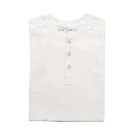 Henley Shirt Short Sleeve - White