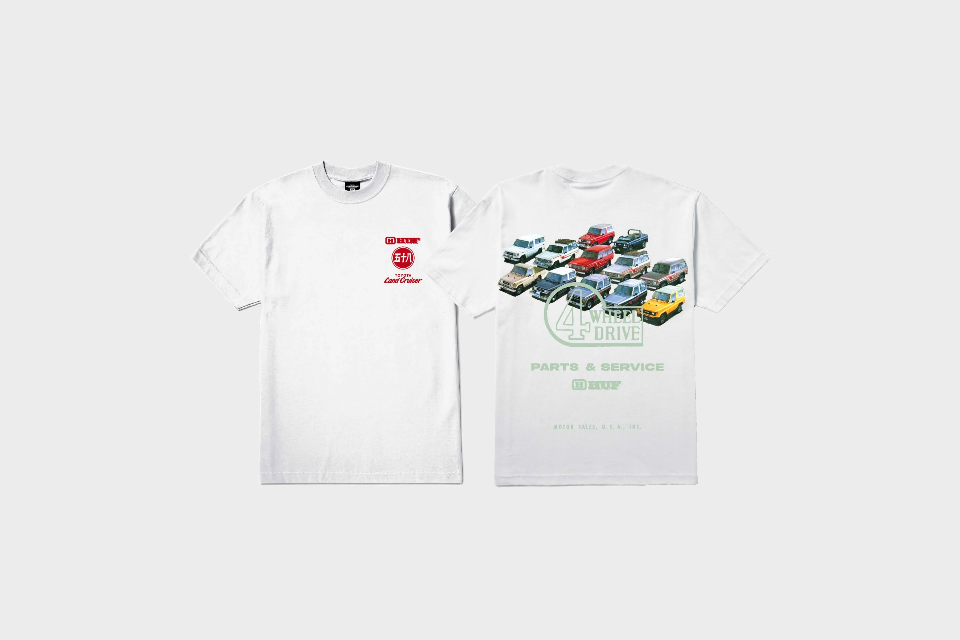 HUF X Land Cruiser - Timeline S/S Tee (White)