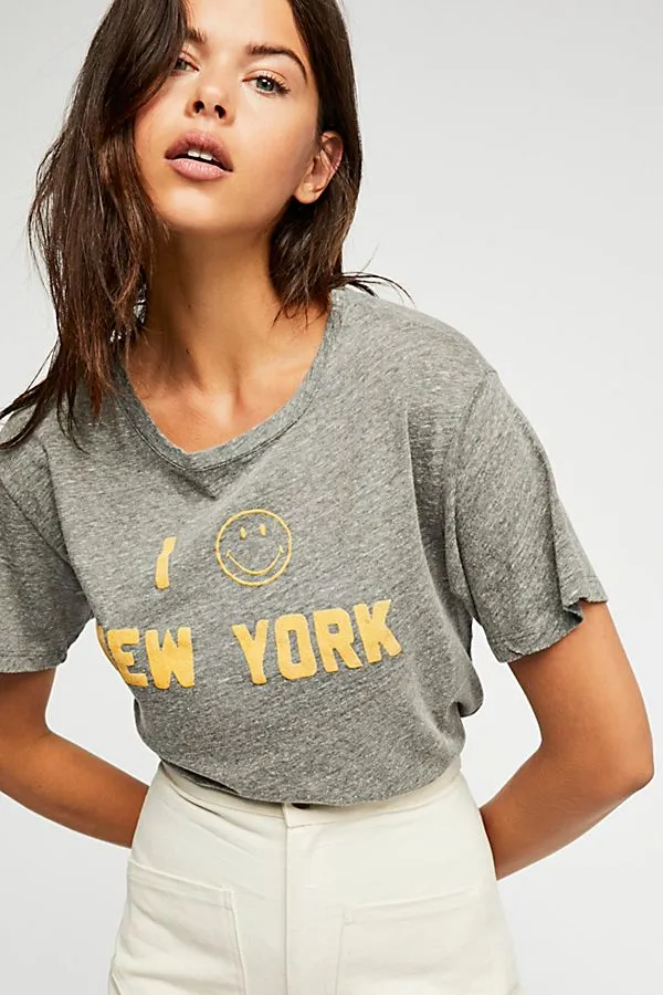 I SMILEY NEW YORK TEE