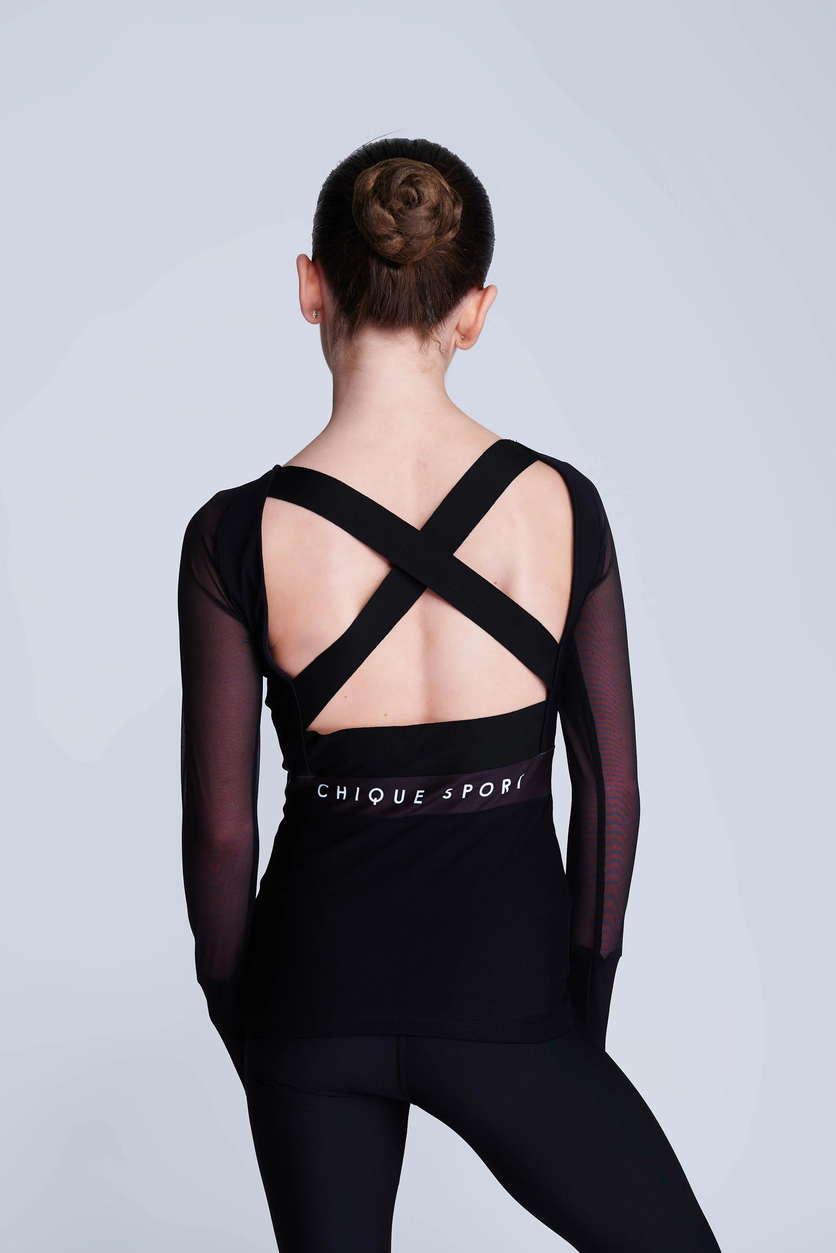 Ignite Long-Sleeve Top in Black