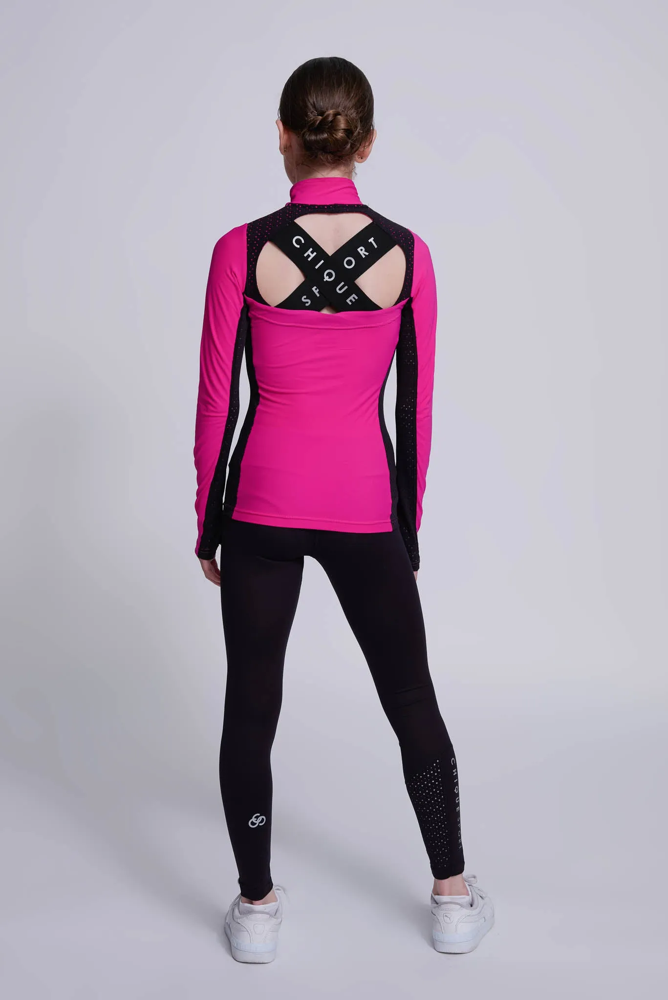 Inspire Half-Zip Top in Fuchsia