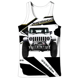 Jeep Wrangler White - Tank Top