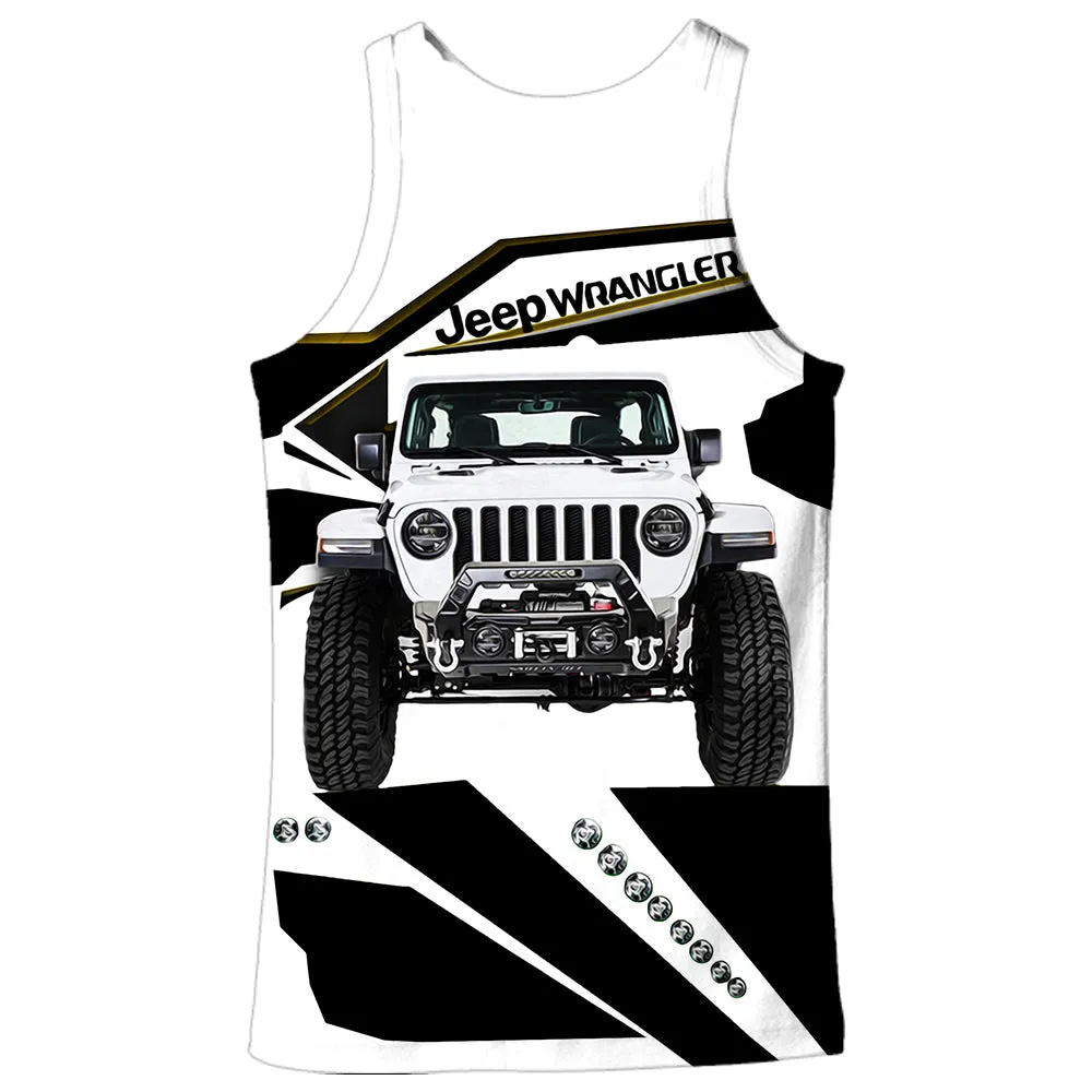 Jeep Wrangler White - Tank Top