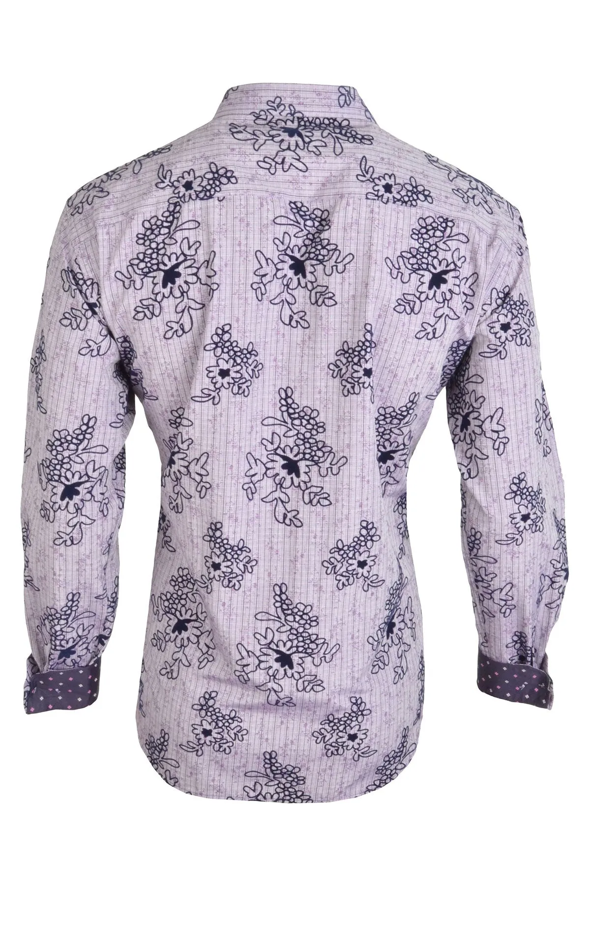 JOSIAH PURPLE LONG SLEEVE SPORT SHIRT