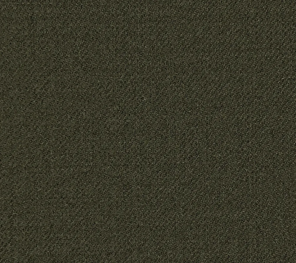 Khaki Green Plain S130 Wool