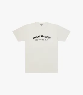 Knickerbocker Core Logo T Shirt - Milk