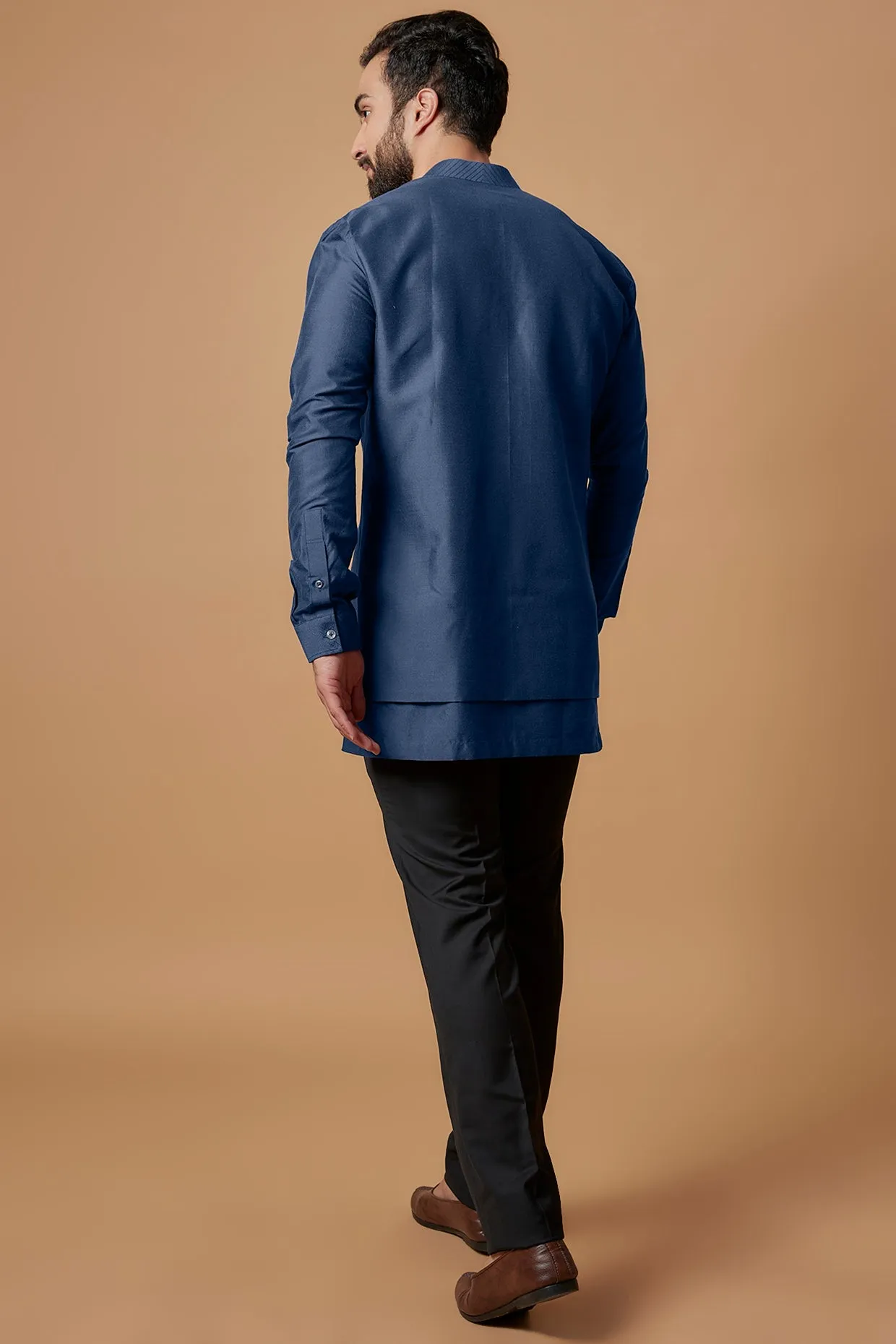 Layered Shirt Kurta - Zeshan