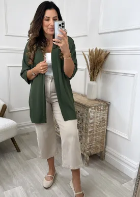 Liffey Khaki Kimono