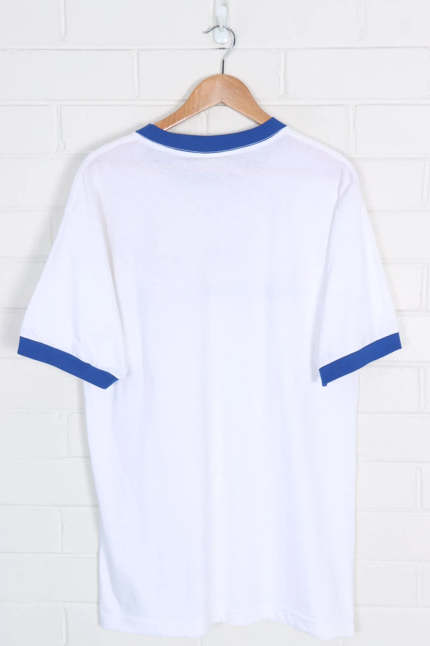 MAJESTIC Deadstock Los Angeles Dodgers Baseball Ringer Tee (M-L)