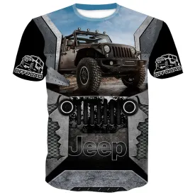 Metallic Jeep Rider - T-Shirt