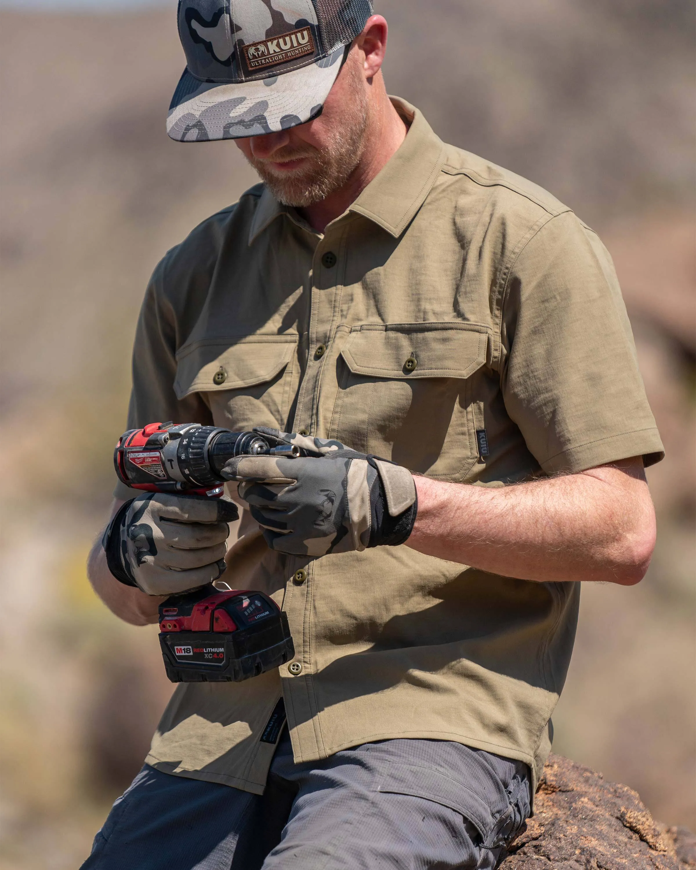 Motive SS Work Shirt | Gunmetal