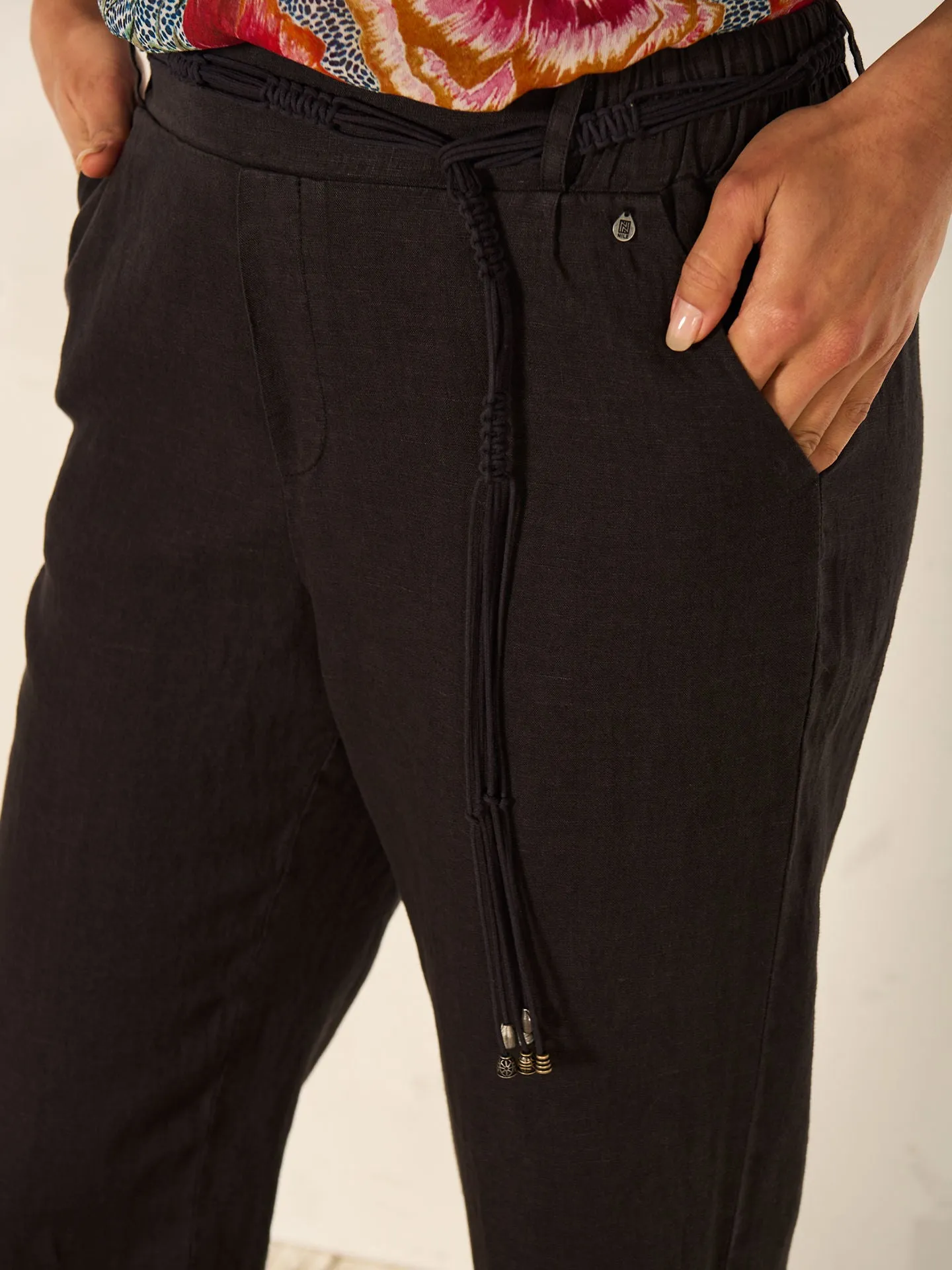 Nile Linen Ankle Pant