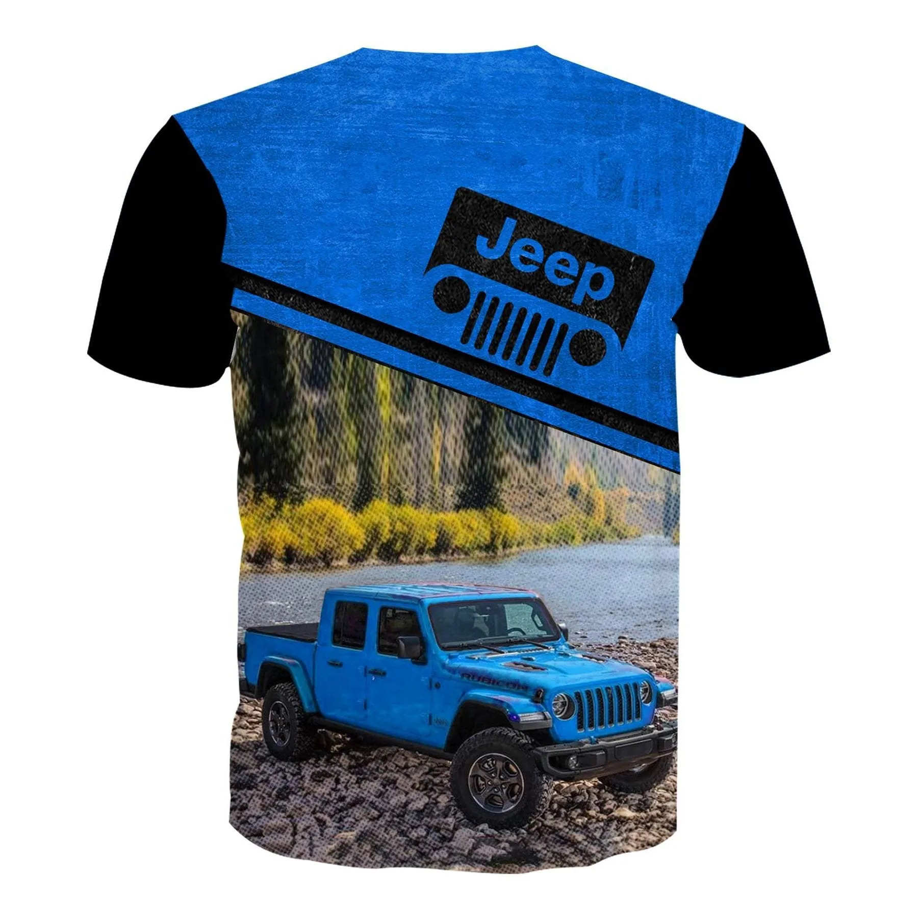 Off Road Jeep Gladiator - Hydro Blue Pearl T-Shirt