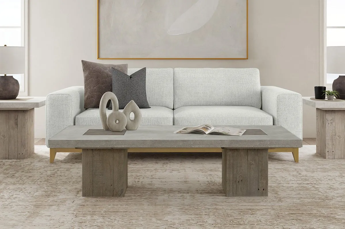 Phoenix Gray 66" Coffee Table