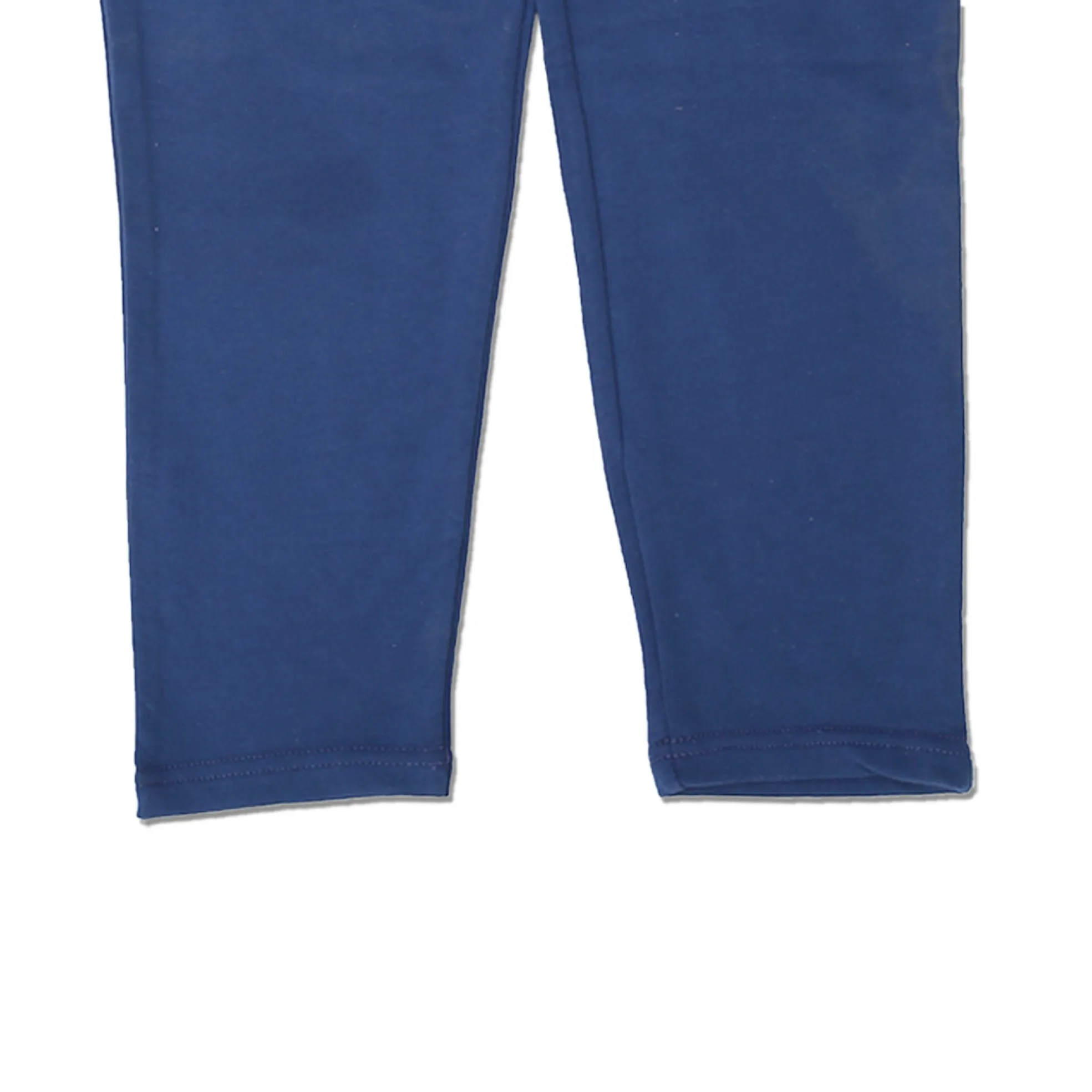 RENO.GIRLS - Kids 'Blue' Plain With Side Pockets Terry Trousers RN11101