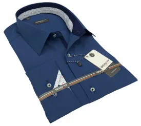 ROCCO BLUE LONG SLEEVE SPORT SHIRT