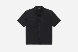 Short Sleeve Workshirt ~ Black Stonewash