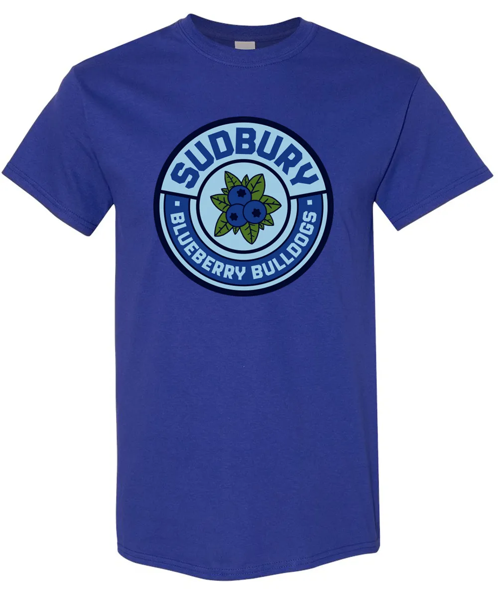 Sudbury Blueberry Bulldogs Cobalt T-Shirt