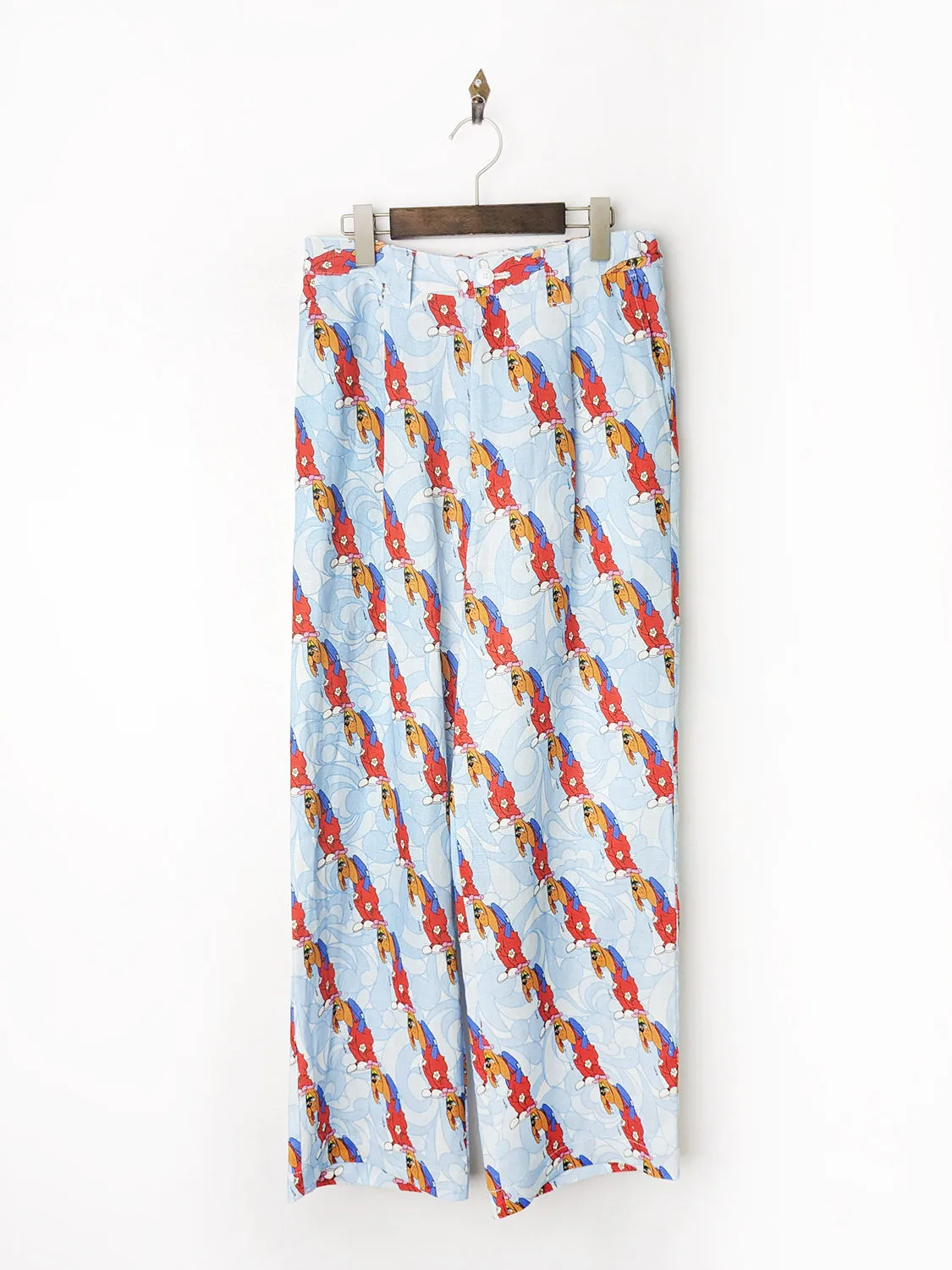 WATARU TOMINAGA SINGLE-PLEAT TROUSERS Sad Puppy