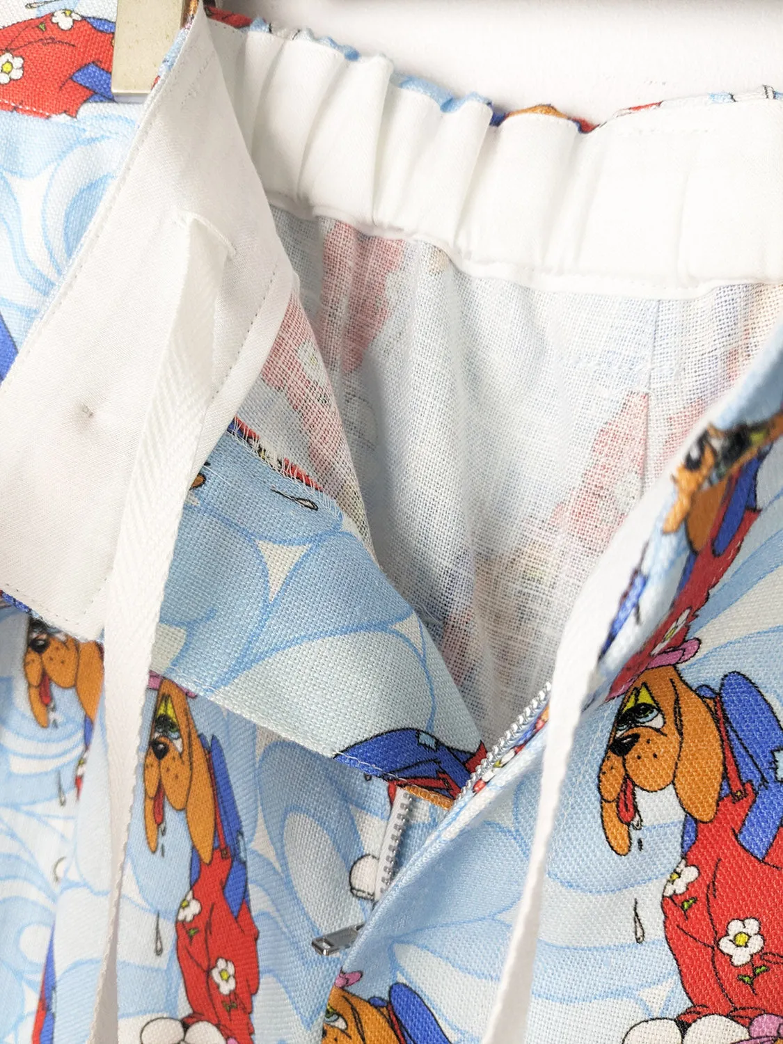 WATARU TOMINAGA SINGLE-PLEAT TROUSERS Sad Puppy